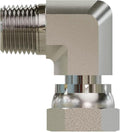 3/8" Male to 1/2" Female Pipe Swivel Elbow 90° Hydraulic Adapter