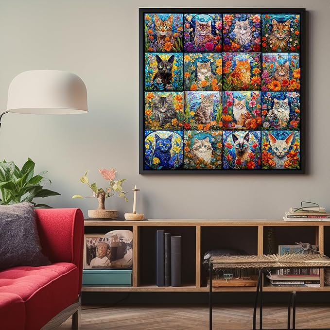 Bgraamiens Cats Mosaic Art Puzzle - Image 5
