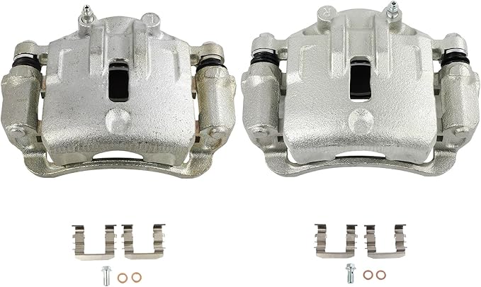 SCITOO Front Brake Calipers With Bracket 19B3554 19B3555 Compatible For Kia For Rondo 2007-2012