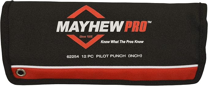 Mayhew Pro 61050 24-Piece Punch & Chisel Kit and 62254 12-Piece Pro Pilot Punch Kit