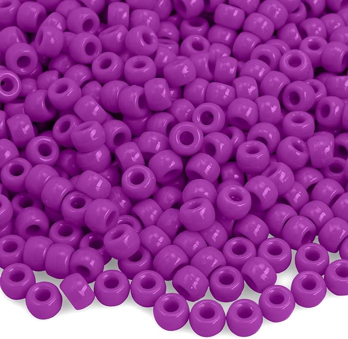 Pony Beads 1100 Pcs, for Jewelry Making, Hair Beads by anpiwshjo