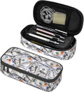 Money Novelty Us Dollar Cash Pattern Pencil Case Organizer Big Capacity Pencil by Unknown
