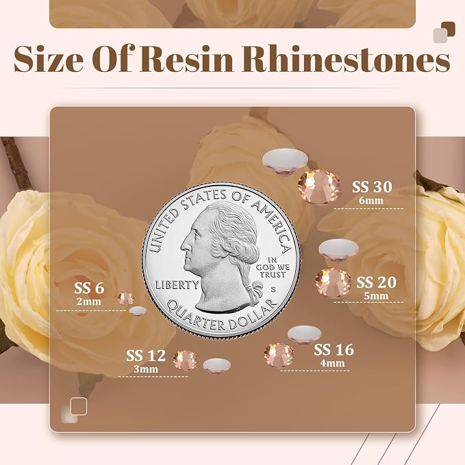 12000PCS 2mm Resin Rhinestones Bulk - Image 3