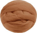 JeogYong Needle Felting Wool, 3.53oz Wool Roving Chunky Wool Yarn, Light Camel by JeogYong