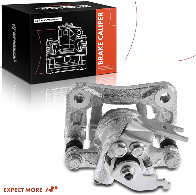 A-Premium Disc Brake Caliper Assembly with Bracket Compatible with Select Honda and Acura Models - Accord 2008-2012, TSX 2009-2014 - Rear Left Driver Side