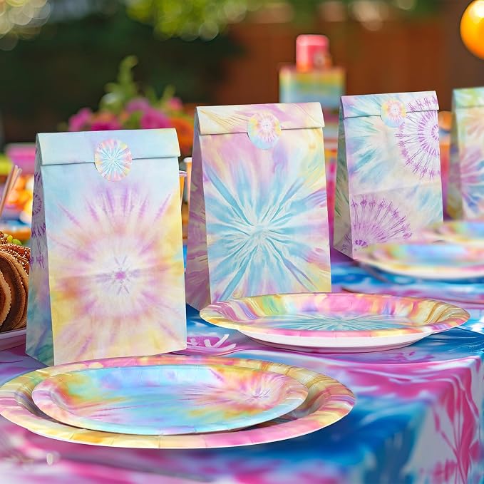 Tie Dye Party Decorations Set - Image 4