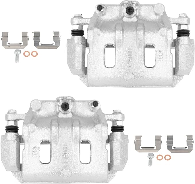 SCITOO Front Brake Caliper With Bracket 18B5056, 18B5057 Compatible For Chevy Captiva Sport 12-15, For Chevy Equinox 07-09, For Pontiac Torrent 07-09, For Saturn Vue 08-10, For Suzuki XL-7 07-09