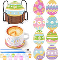 Reallnaive 8 Pcs Easter Eggs Paint by Numbers Kit by Unknown