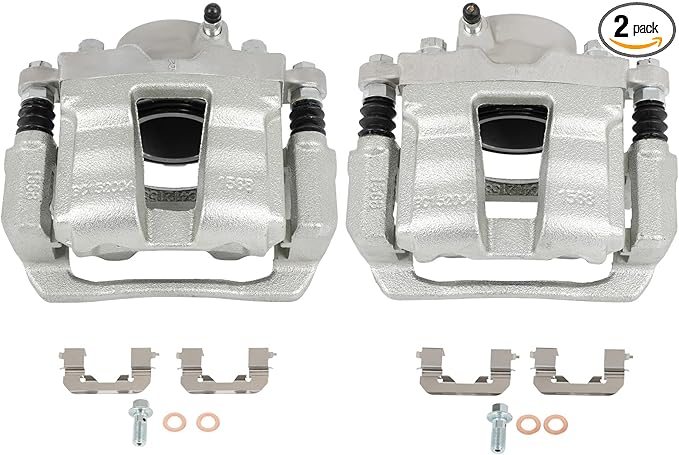 SCITOO Front Left & Right Brake Caliper With Bracket 19B6461S 19B6460S Compatible For Hyundai For Sonata 2012-2015 For Kia For Optima 2011-2016