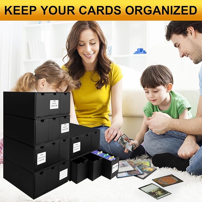 Trading Card Storage Box, 10800+ Card Organizer - Image 8