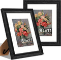 Vittanly 8.5x11 Picture Frames Set of 2, Ornate Vintage Photo Frame by Vittanly