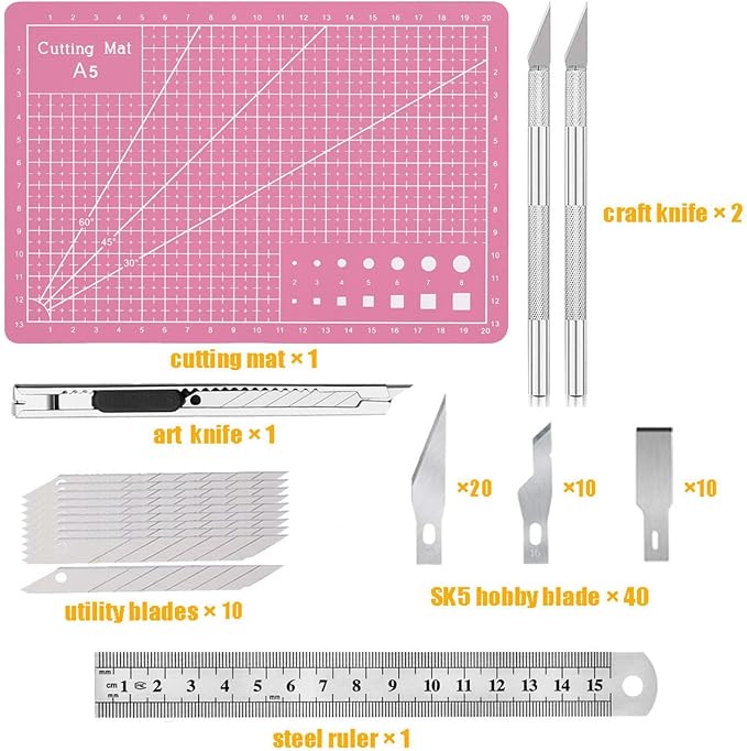 Exacto Knife Precision Carving Craft Hobby Knife Kit - Image 2