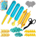 Kizzikids Cardboard Tools for Kids, Safe Cutter STEM Construction Kit | 149 PCS by CardboardConstructionToolsforKids