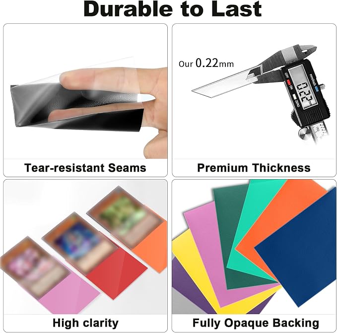 Yellow Card Sleeves 200 Pack Compatible - Image 3