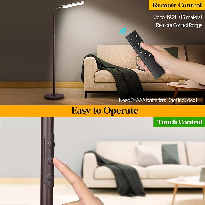 Aisutha LED Floor Lamp, 18W Super Bright Floor Lamp - Image 5