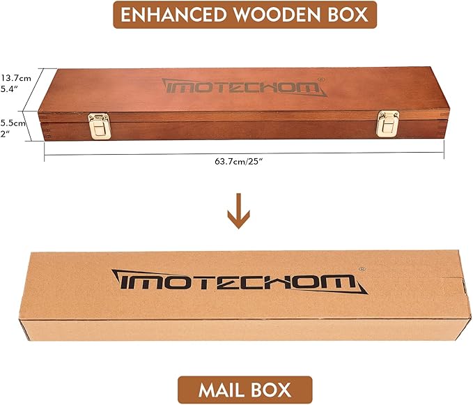 3-Pieces HSS Bowl Gough Lathe Chisel Set Wood Turning Tools with Wooden Box, 1/4-Inches, 3/8-Inches and 1/2-Inches