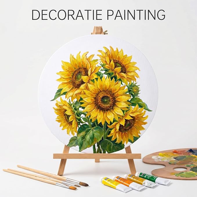 6 Pack 12 Inch Round Canvas Panels - Image 5