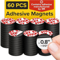 Peel-&-Stick Flexible Adhesive Magnets – 60 pcs Magnetic Dots by X-betMAGNET