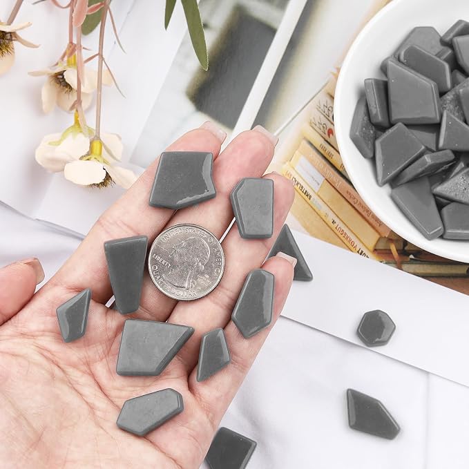 Youway Style Gray Glass Mosaic Tiles - Image 5