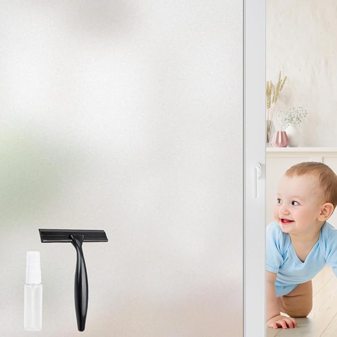 STATINT Frosted Glass Window Film Privacy Sun Blocking UV Protection Window by STATINTWINDOWFILMS