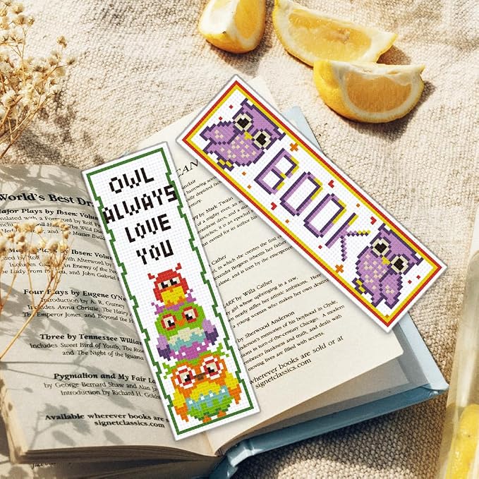 ORIGACH 6 Set Cross Stitch Bookmark Kit - Image 7