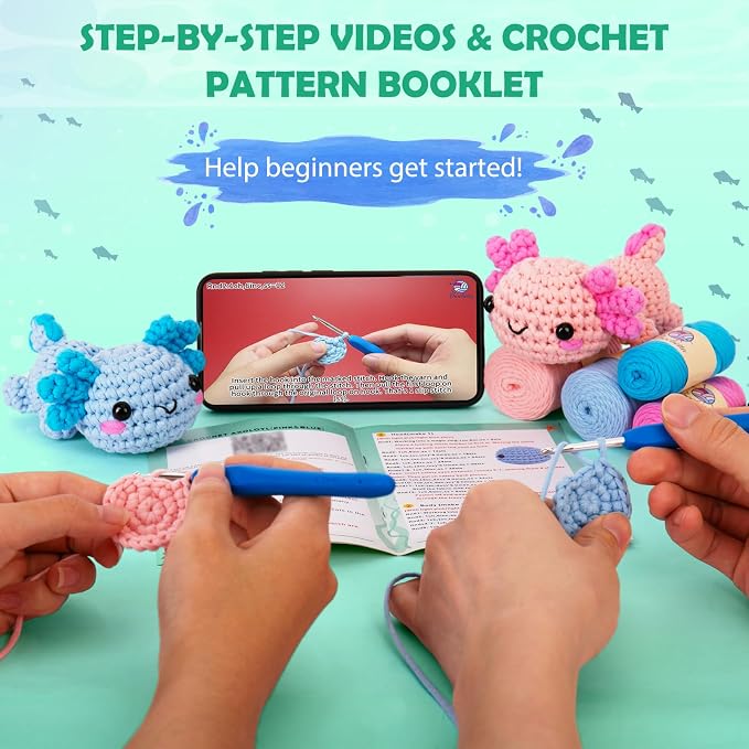 Crochetta Crochet Kit for Beginners, Beginner Crochet Starter Kit w - Image 3