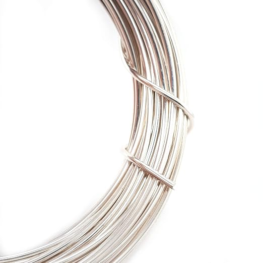 CRAFT WIRE 18 Gauge, 925 Sterling Silver Wire Half Hard Made in USA - 10FT | - Image 2