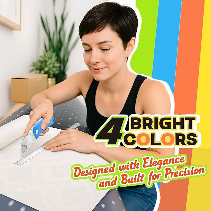 JETMORE Utility Knife, Paper Craft Tools, Navajas Para Trabajo, Paper Cutter - Image 3