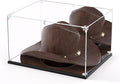 3MM Clear Acrylic Display Case, Cowboy Hat Showcase, Panama & Tweed Organizer by dofopo