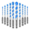 Masonry Drill Bit Set - Concrete Drill Bit Set for Glass/Brick/Plastic/Cement/Wood/Tile Hex Shank Drill Bits.