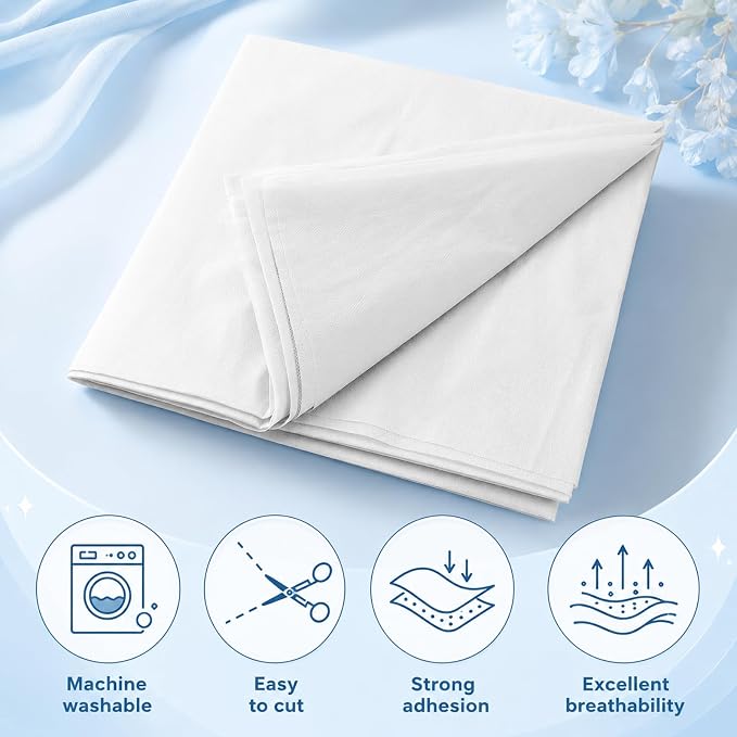 Fusible Interfacing for Sewing Heavy Weight 39'' x 78'' One-Side Iron-on | - Image 4