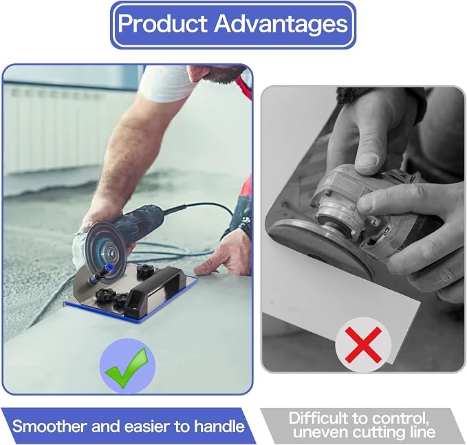 45 Degree Tile Chamfering Tool, Ceramic Tile Cutter Tool, Angle Grinder - Image 9