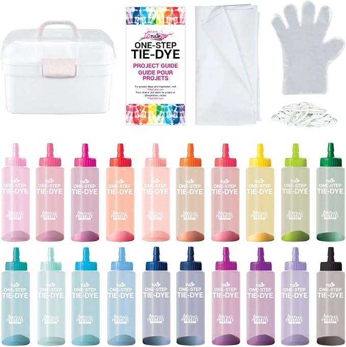 Tulip One-Step Tie-Dye Color Spectrum Tub, 24 Bottles, Rainbow Colors, - Image 3