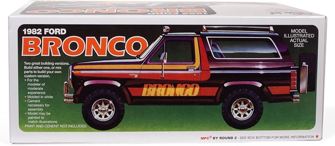 MPC 1980 Ford Bronco 1:25 Scale Model Kit - Image 8