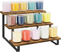 ELITEROO 3 Tier Wooden Display Riser Stand, Portable Products Display Shelf by ELITEROO