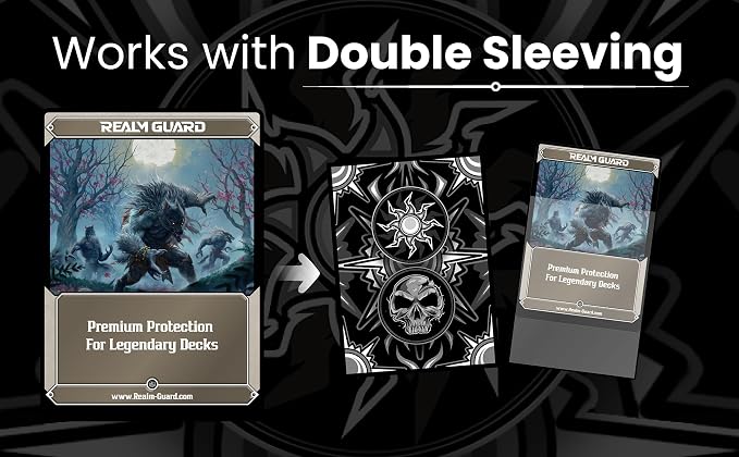 100ct Textured Matte TCG/MTG Card Art Sleeves - Image 4