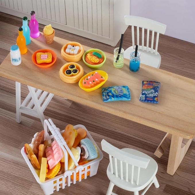 150 Pcs Miniature Food Drinks Bottle Toys Mixed - Image 5