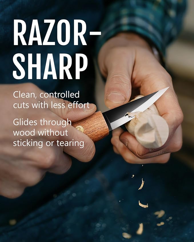 RAVS Wood Carving Sloyd Knife - Image 2