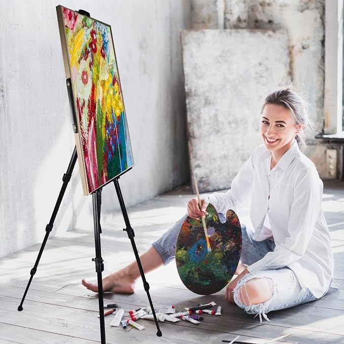 NS JYMB Black 2 Pack Adjustable Art Easel Stand - Image 8