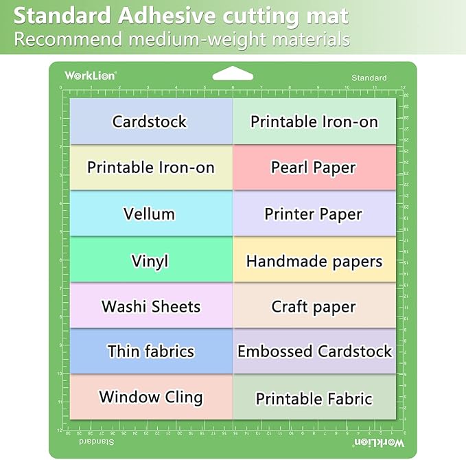 WORKLION 12x12 Standard Cutting Mat（3Pack) Compatible - Image 3