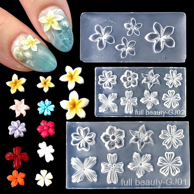 Silicone Nail Art Molds by SUTOZMIWE