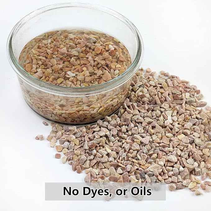 YISZM 10LB Succulent and Cactus Gravel Pebbles, 1/5 Inch Natural Decorative - Image 3