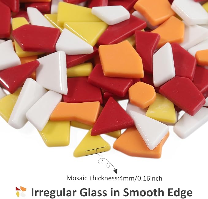Youway Style Red Glass Mosaic Tiles - Image 4