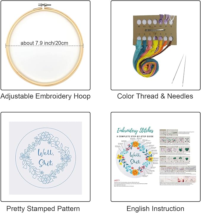 Louise Maelys Funny Embroidery Kit - Image 2