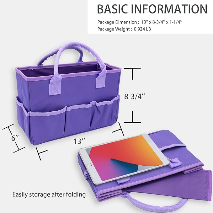 Cupohus Art Organizer Craft Storage Tote Bag - Image 4