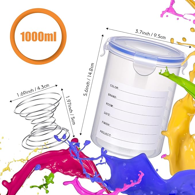 Remerry 8 Sets Paint Container - Image 5