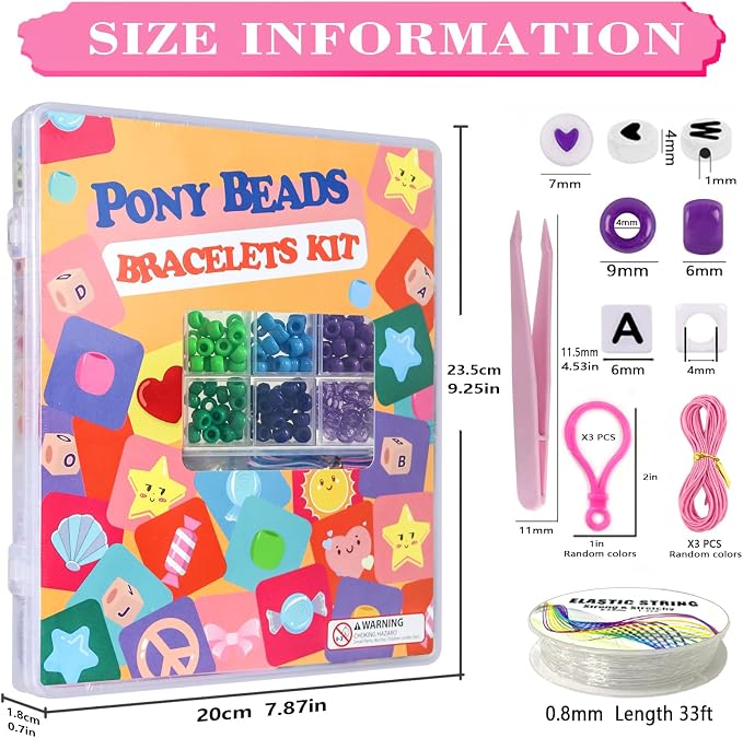 LIS HEGENSA Pony Beads Bulk, Kandi Beads - Image 2