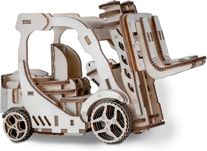 Wooden 3D Puzzle, Creative DIY Model Building Kit by LENAOBEN