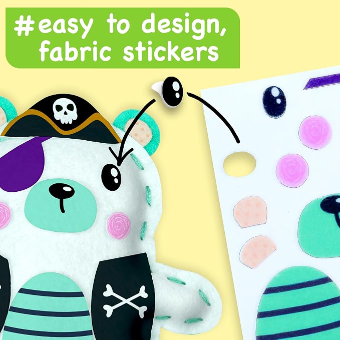 EZCRA Bear Sewing Kit for Kids Ages 4-8 - Image 5