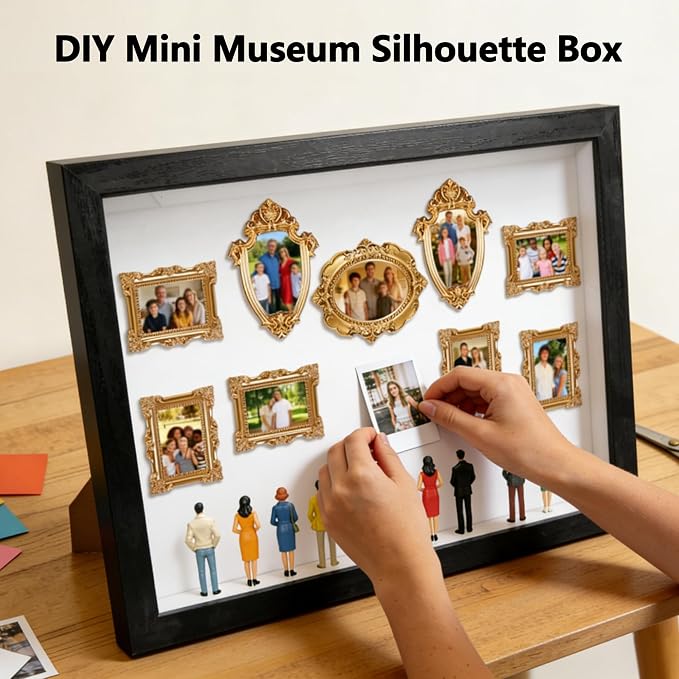 DIY Mini Museum Silhouette Box, Shadow Box Frame - Image 4